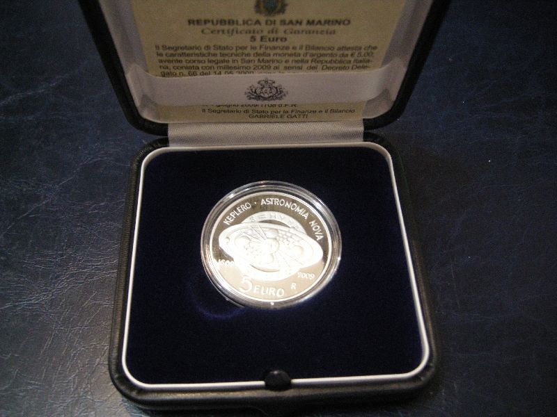 (afbeelding voor) 5 Euromunt San Marino 2009 Proof in cassette